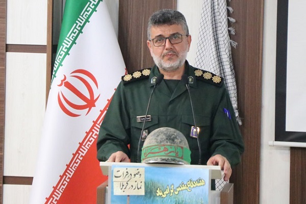 سرهنگ رضا منشوری معاون هماهنگ کننده سپاه قدس گیلان
