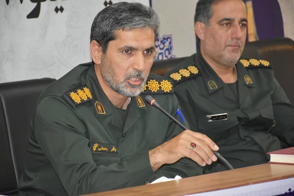 سرهنگ باقر رحمانی معاون هماهنگ کننده و رئیس ستاد هفته دفاع مقدس سپاه نینوا گلستان