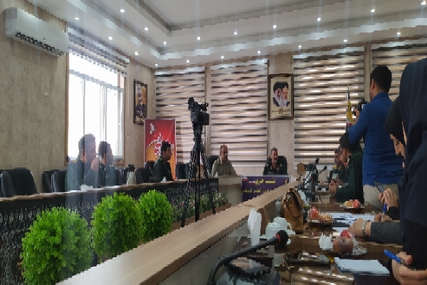 نشست خبری فرمانده سپاه بیت‌المقدس کردستان