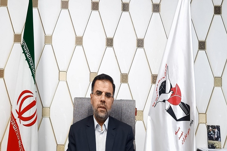 حسین کشرویان مدیر بنیاد شهید سمنان چاپ خاطرات ۹۸ شهید سمنانی