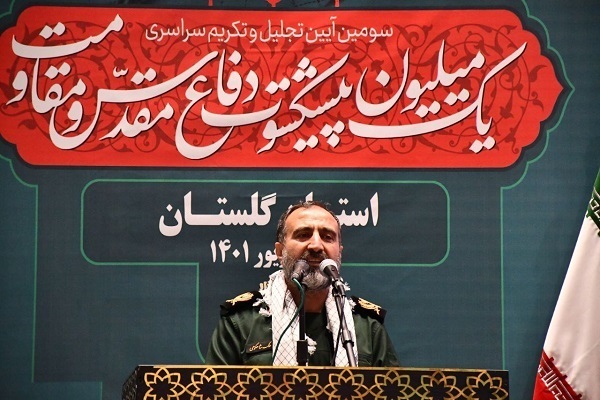 سردار علی ملک شاهکوهی فرمانده سپاه نینوا گلستان