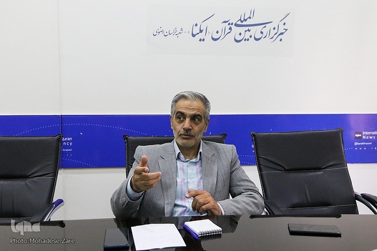 حمید صمدی معاون گروه قرآن و عترت اداره‌کل فرهنگ و ارشاد اسلامی خراسان رضوی