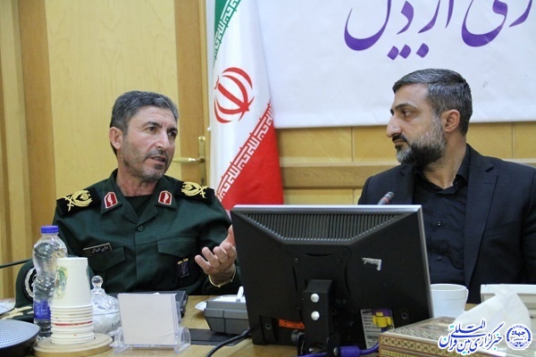 فرمانده سپاه و استاندار اردبیل