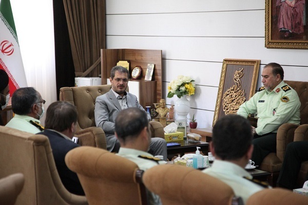 دیدار استاندار کردستان با فرمانده انتظامی کردستان