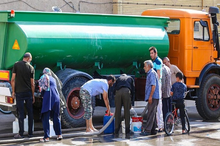 آب رسانی تانکر همدان