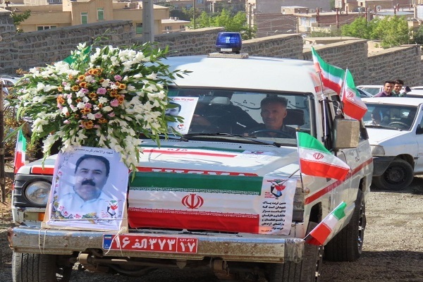 تشییع پیکر شهید محمدی در بوکان