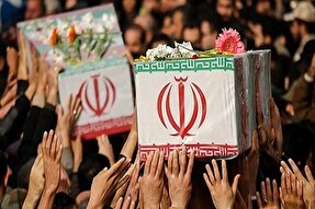 پیکر شهدای حادثه زاهدان تشییع شد