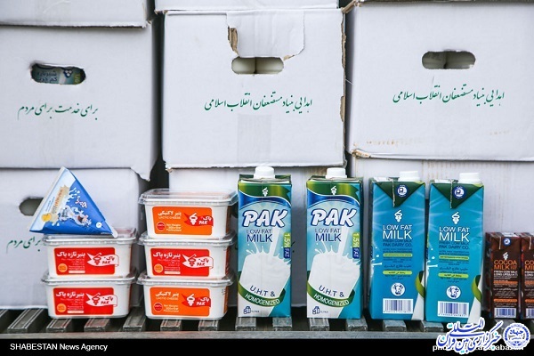 توزیع مواد لبنی بین محرومان خراسان‌جنوبی