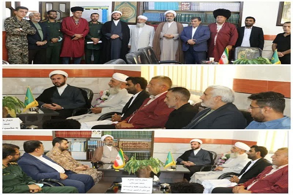 دیدار امام جمعه آزادشهر با فرماندهان بسیج اهل سنت در ازادشهر