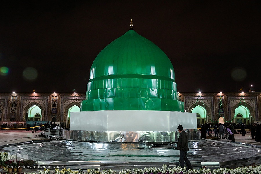 صحن پیامبراعظم حرم مطهر رضوی