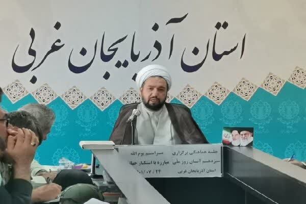 حجت‌الاسلام ناصر آقایی، رئیس شورای هماهنگی تبلیغات اسلامی آذربایجان‌غربی