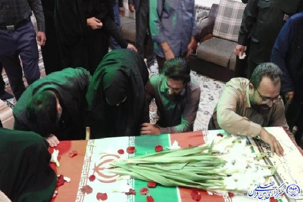 پیکر شهید حسین یوسفی هریوند