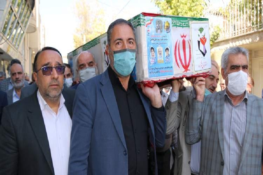 تشییع مادر شهیدان علی بابایی