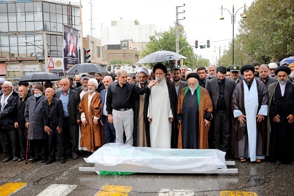 تشییع پیکر مرحوم حجت الاسلام موسوی امام جمعه گالیکش
