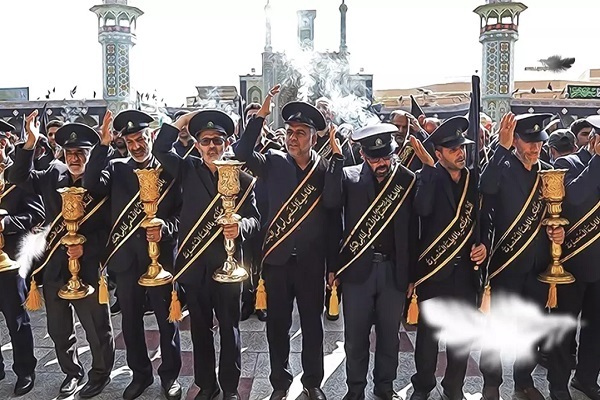 دسته عزاداری خادمان حرم مطهر بانوی کرامت برپا می‌شود