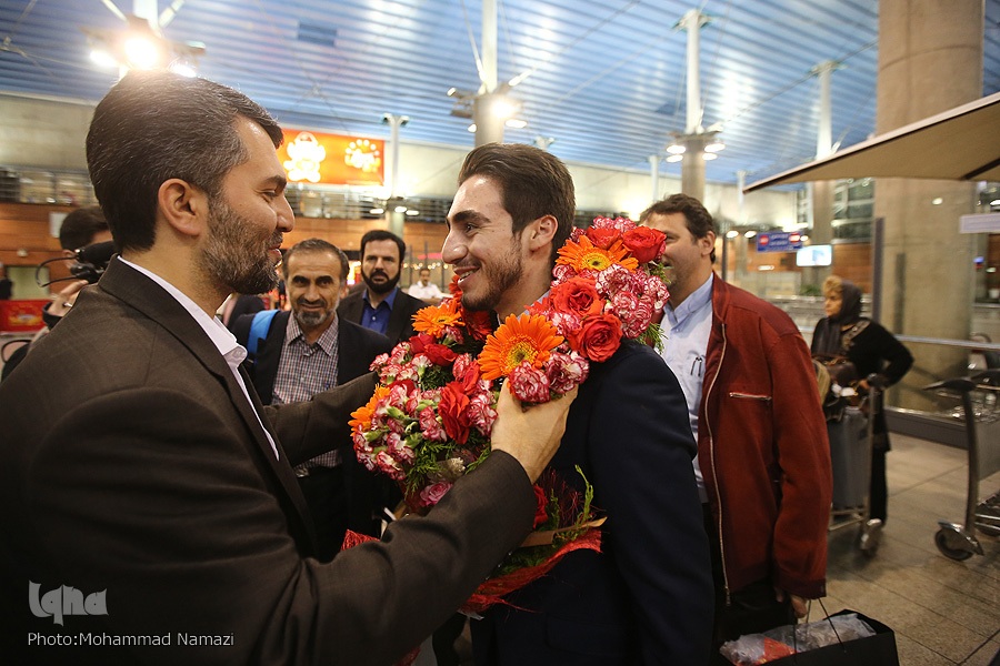 استقبال از سید مصطفی حسینی