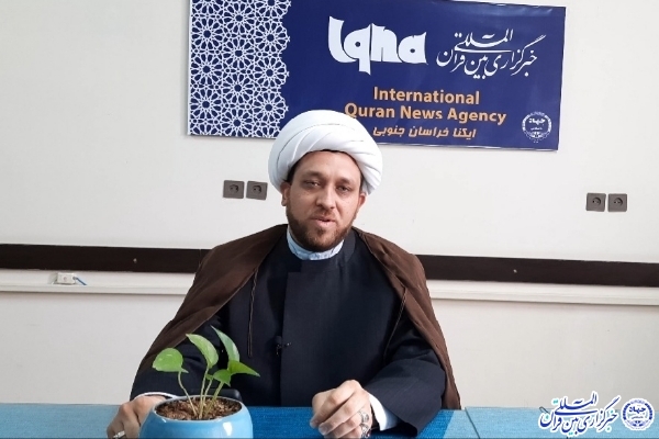 حجت الاسلام حسین رحیمی، معاون فرهنگی اوقاف و امور خیریه خراسان‌جنوبی