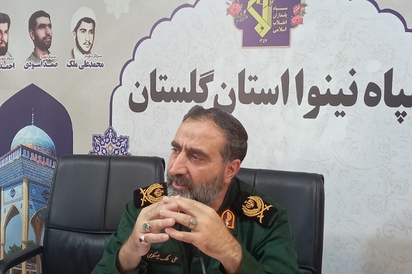 سردار علی ملک شاهکوهی فرمانده سپاه نینوا گلستان