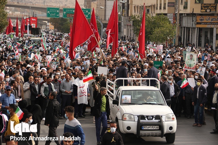 تشییع پیکر شهید حجت‌الاسلام محمد زارع مؤیدی، شیراز