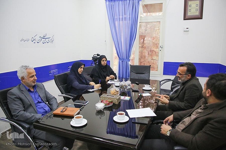 ساسان نورین‌مقدم،  شهردار منطقه ثامن مشهد در تحریریه ایکنا