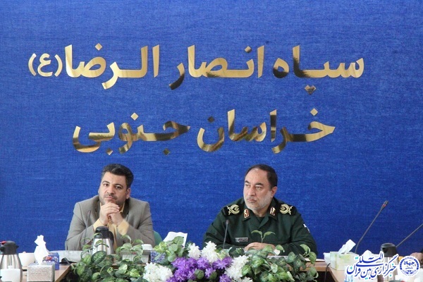 فرمانده سپاه انصارالرضا(ع) خراسان‌‌جنوبی در دیدار با اصحاب فرهنگ، هنر و رسانه استان