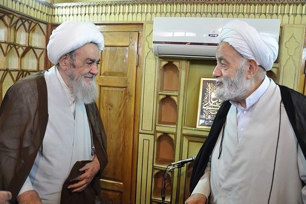 دیدار حجت‌الاسلام قرائتی با آیت‌الله مظاهری