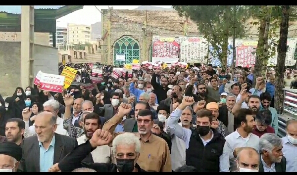 راهپیمایی نمازگزاران لرستانی