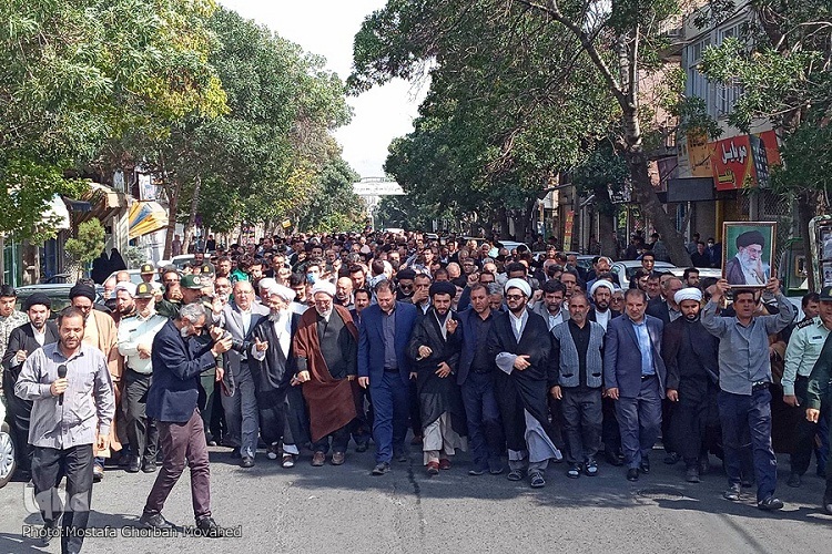 راهپیمایی، نمازجمعه تبریز