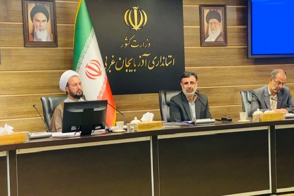 رضا ابراهیمی معاون سیاسی، اجتماعی و امنیتی استاندار آذربایجان‌غربی،  حجت‌الاسلام ناصر آقایی، رئیس شورای هماهنگی تبلیغات اسلامی آذربایجان‌غربی