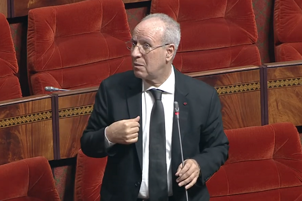التوفیق، وزیر اوقاف و امور اسلامی مراکش در صحن پارلمان