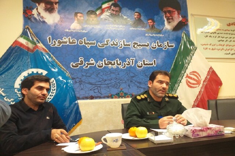 سرهنگ ملک لو، رئیس سازمان بسیج سازندگی آذربایجان شرقی