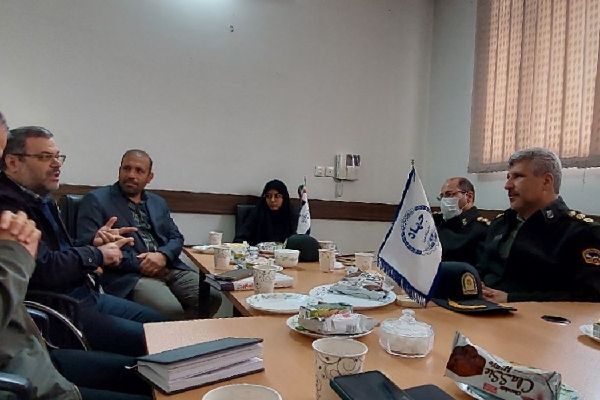 جانشین معاونت فرهنگی و اجتماعی فرماندهی انتظامی استان قم از مرکز رسانه‌ای جهاد دانشگاهی بازدید کرد