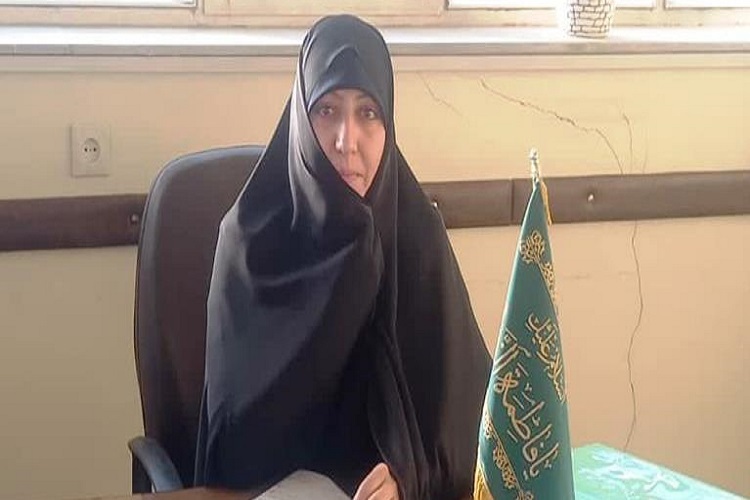 فرزانه رضیان، مسئول سازمان بسيج جامعه زنان سپاه انصارالحسین(ع) استان همدان