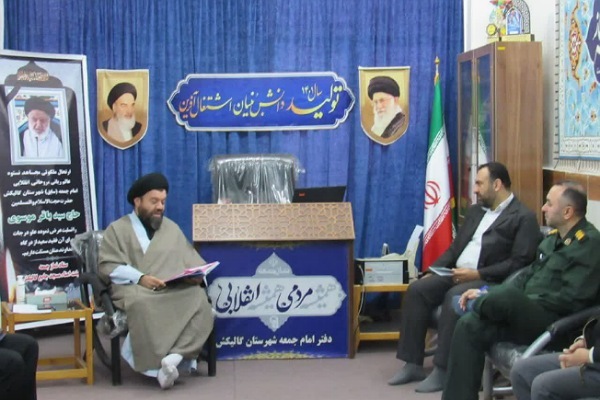 حجت الاسلام دلبری امام جمعه گالیکش در جلسه ستاد امر به معروف و نهی از منکر