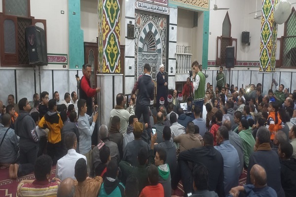 حضور قاریان و چهره‌های قرآنی برتر مصری در افتتاح مسجد بحری+ فیلم و عکس