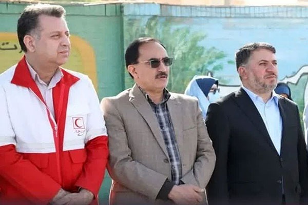 حضور مسئولان در مانور زلزله