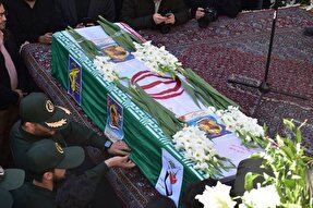 پیکر مطهر شهید «مقداد مهقانی» در گرگان تشییع شد