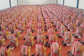 توزیع بیش از 1000 بسته معیشتی در بین نیازمندان چالدران