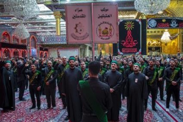 مراسم شب شهادت امام علی (ع) در کربلا