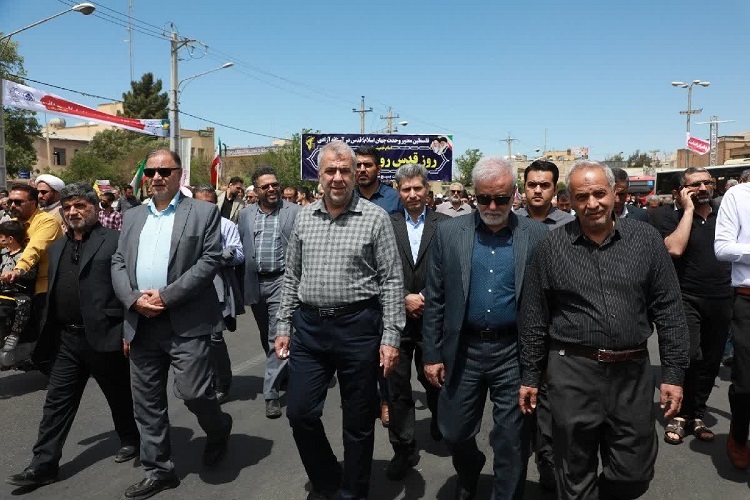 شهردار شیراز، راهپیمایی روز قدس