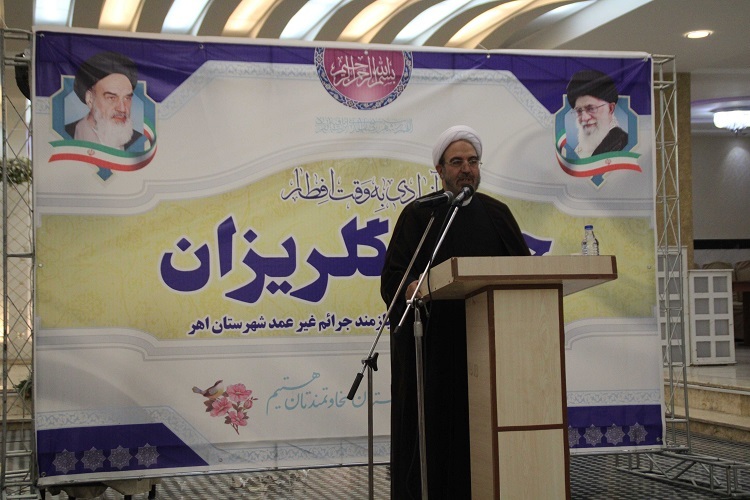 حجت الاسلام نظری، رئیس دادگستری اهر