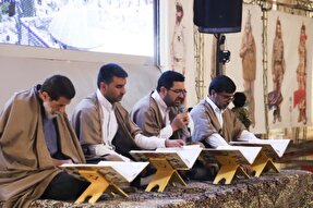 عکس | جمع‌خوانی قرآن در گلزار شهدای کرمان