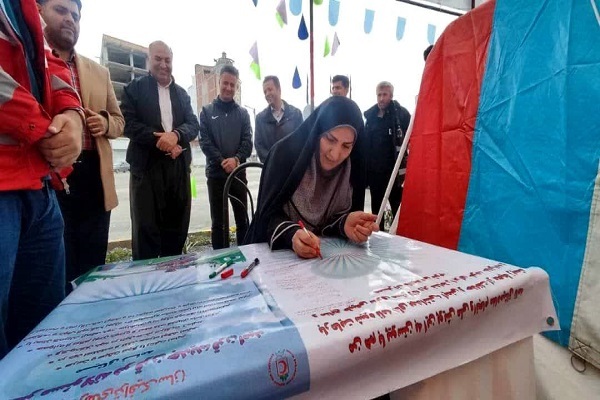 بازدید از پایگاه امداد نوروزی در مریوان