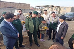 فرمانده سپاه شهدای آذربایجان‌غربی از مناطق زلزله‌زده خوی بازدید کرد