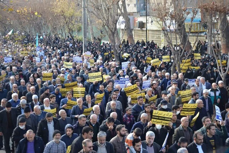 راهپیمایی مردم کرج