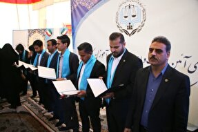عکس | آیین تحلیف کارشناسان رسمی دادگستری در کرمان
