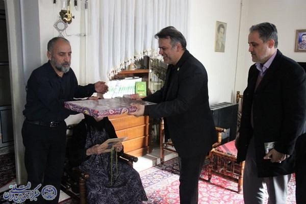 دیدار مدیران جهاددانشگاهی کرمانشاه با خانواده شهید عبدالله‌زاده