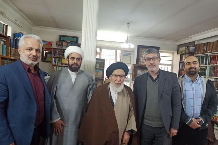 دیدار رئیس سازمان جهاددانشگاهی خراسان رضوی با آیت‌‌الله سیدان