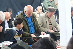 عکس | دهمین کرسی تلاوت قرآن در مسجد حضرت ابوالفضل(ع) تویسرکان