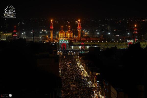 حضور گسترده مردم حرم امام موسی کاظم (ع) + عکس